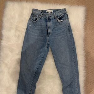 Abercrombie high waisted super skinny jeans